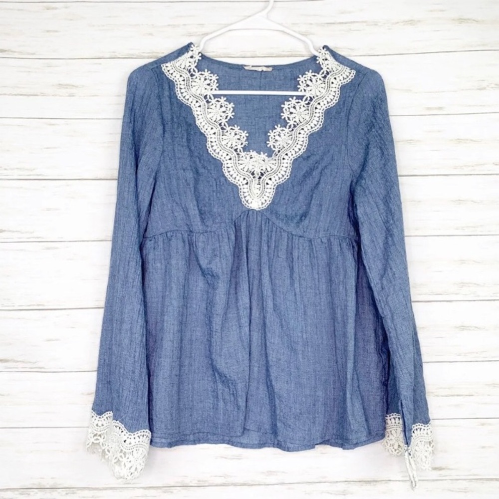Altar’d State Denim Blouse